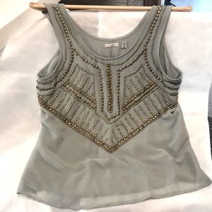 Beautiful studded Ecote top, Sz M